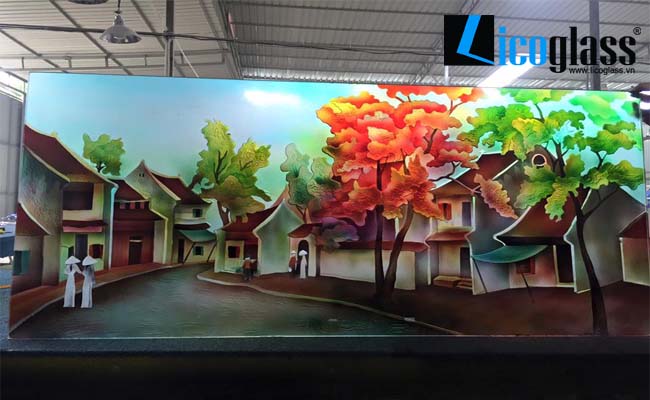 tranh kính nghệ thuật tại hà nội