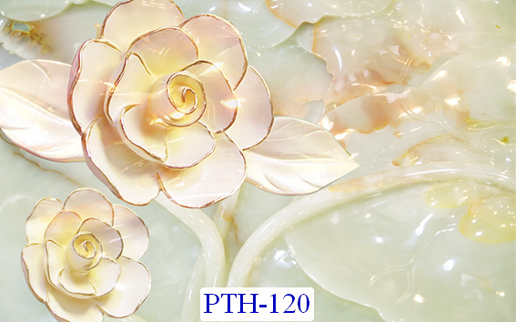 TRANH KÍNH HOA PTH 120 ĐẸP, SANG TRỌNG