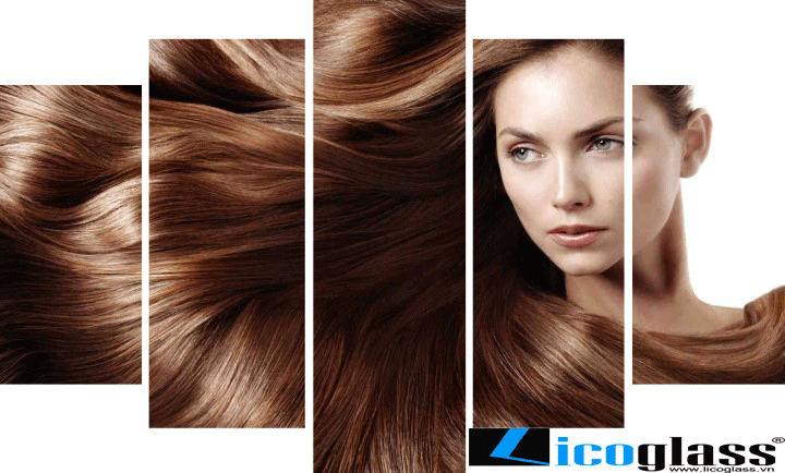 Tranh kính tạo mẫu tóc độc đáo