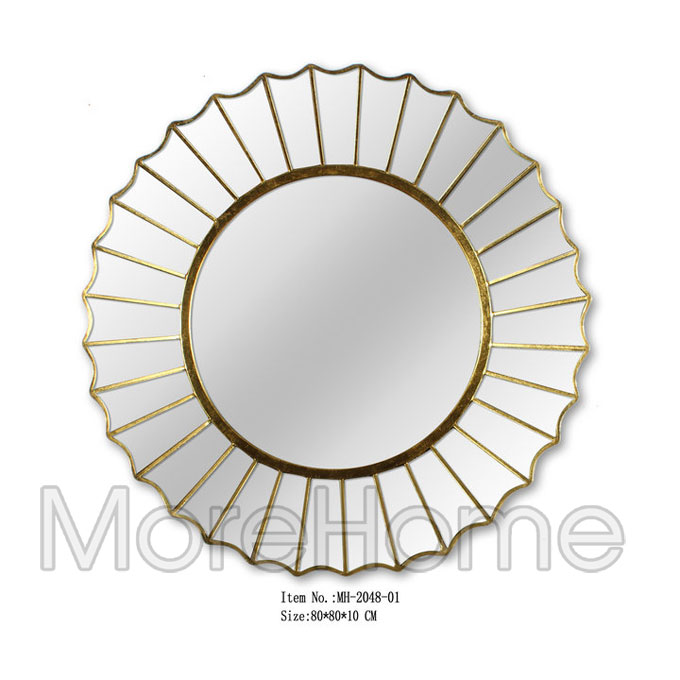 Gương Trang Trí viền kim loại MH-2048-01