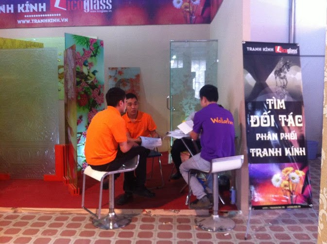 Tranh kính Licoglass góp mặt triển lãm VIETBUILD HÀ NỘI 2014 Tranh kính Licoglass góp mặt triển lãm VIETBUILD HÀ NỘI 2014