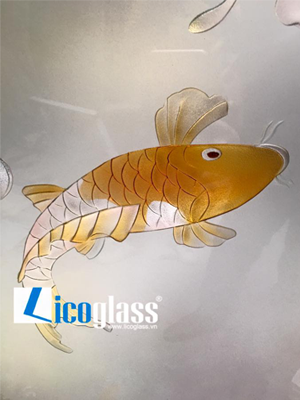 Tranh kính ngày tết sắc xuân tài lộc