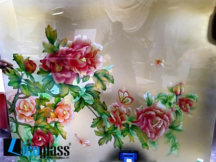 tranh kính hoa nghệ thuật tranh kính hoa nghệ thuật