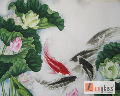Tranh kính cao cấp trang trí nội thất căn nhà đẹp
