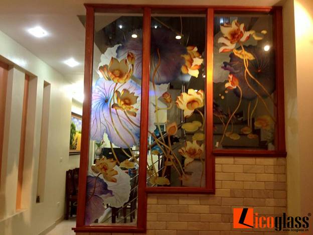 Thay đổi không gian với vách kính trang trí Thay đổi không gian với vách kính trang trí