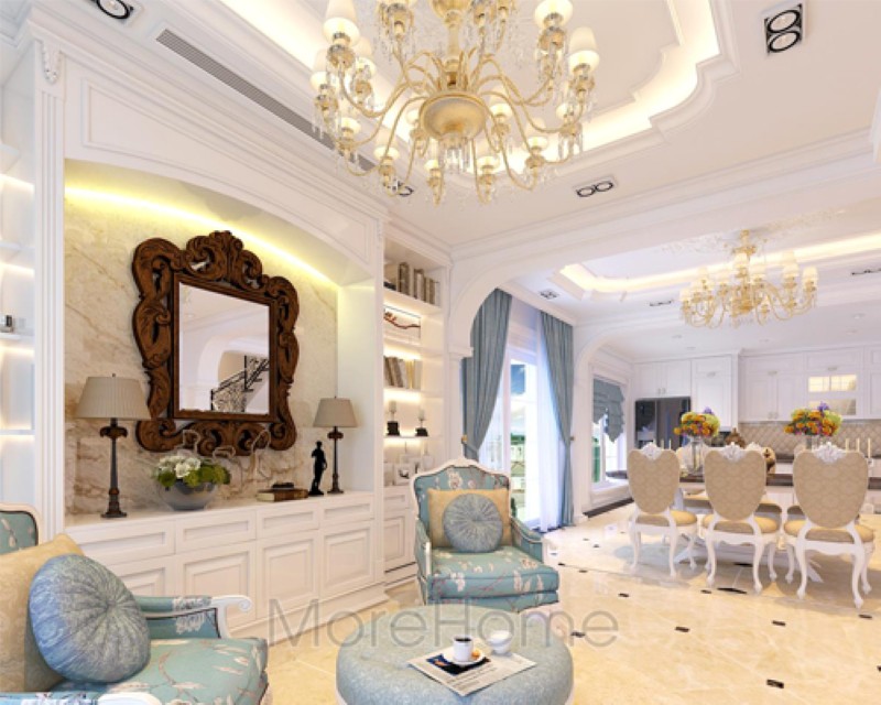 Biến hóa không gian sống với gương trang trí nghệ thuật