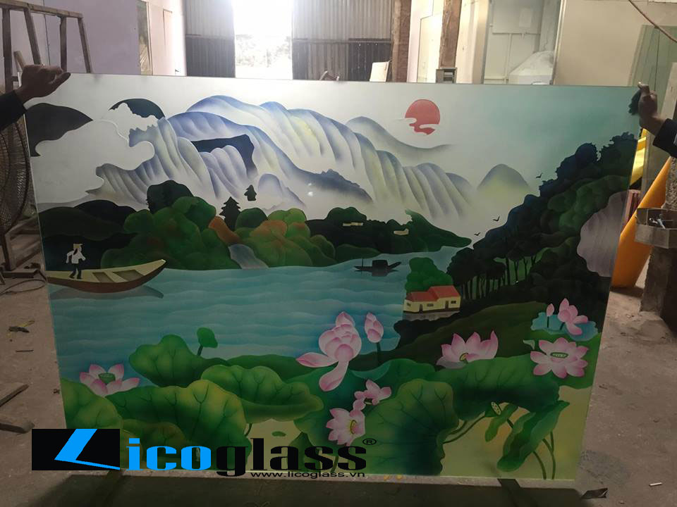 Tranh kính mùa thu – nét đẹp riêng của tạo hóa Tranh kính mùa thu – nét đẹp riêng của tạo hóa