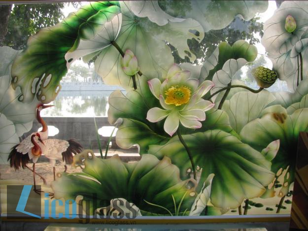 Tranh kính mùa thu – nét đẹp riêng của tạo hóa