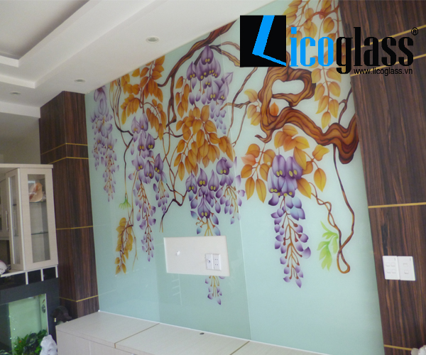 Nâng tầm không gian với vách kính hoa văn nghệ thuật Nâng tầm không gian với vách kính hoa văn nghệ thuật
