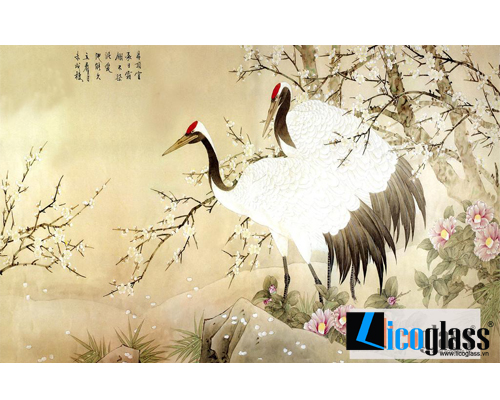 Vẻ đẹp và ý nghĩa sâu sắc của tranh kính chim hạc Vẻ đẹp và ý nghĩa sâu sắc của tranh kính chim hạc