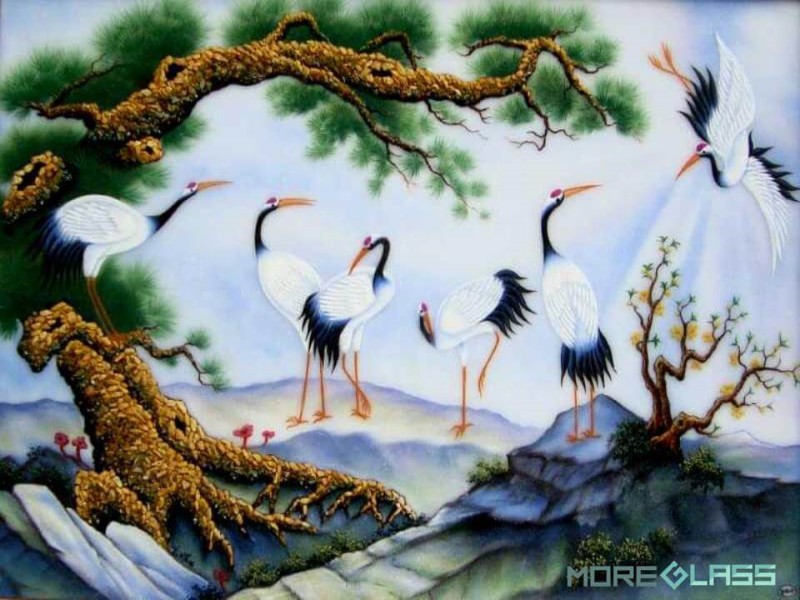 Tranh kính Hà Nội