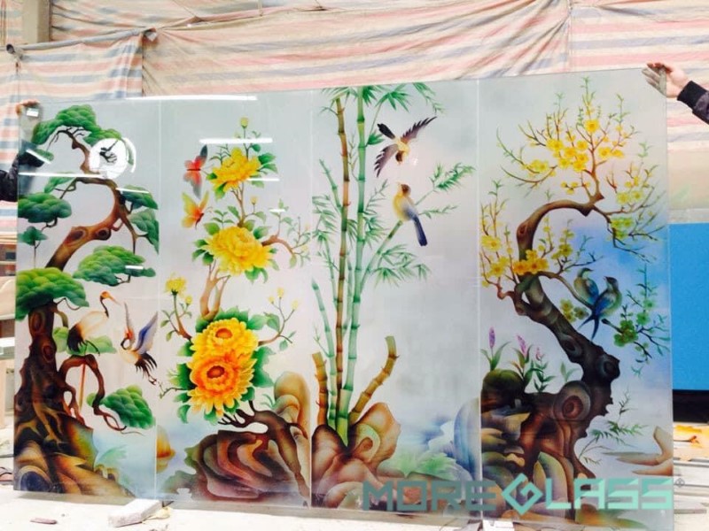 Tranh kính Hà Nội