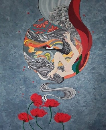 tranh kính đẹp