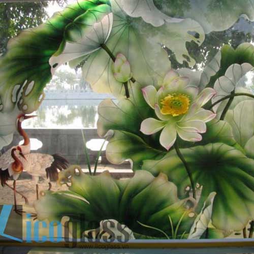 Tranh Kính Điêu Khắc