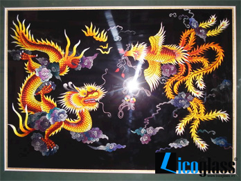 tranh kính rồng tranh kính rồng